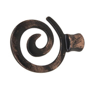 2 POMOLI A SPIRALE IN ALLUMINIO NERO/ RAME