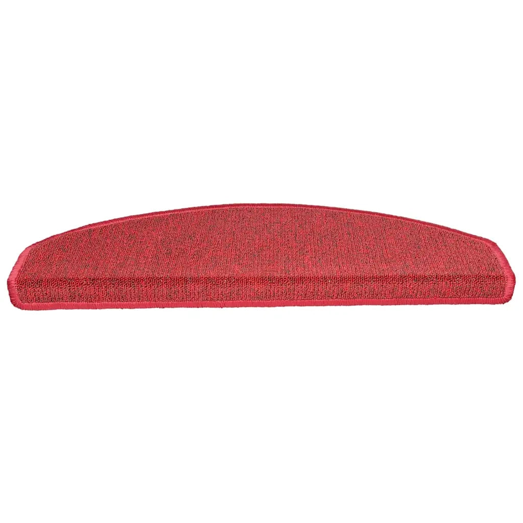 Tappetini per scale 20 pz 65x24x4 cm Rossi Semicircolari Grandi 3365794