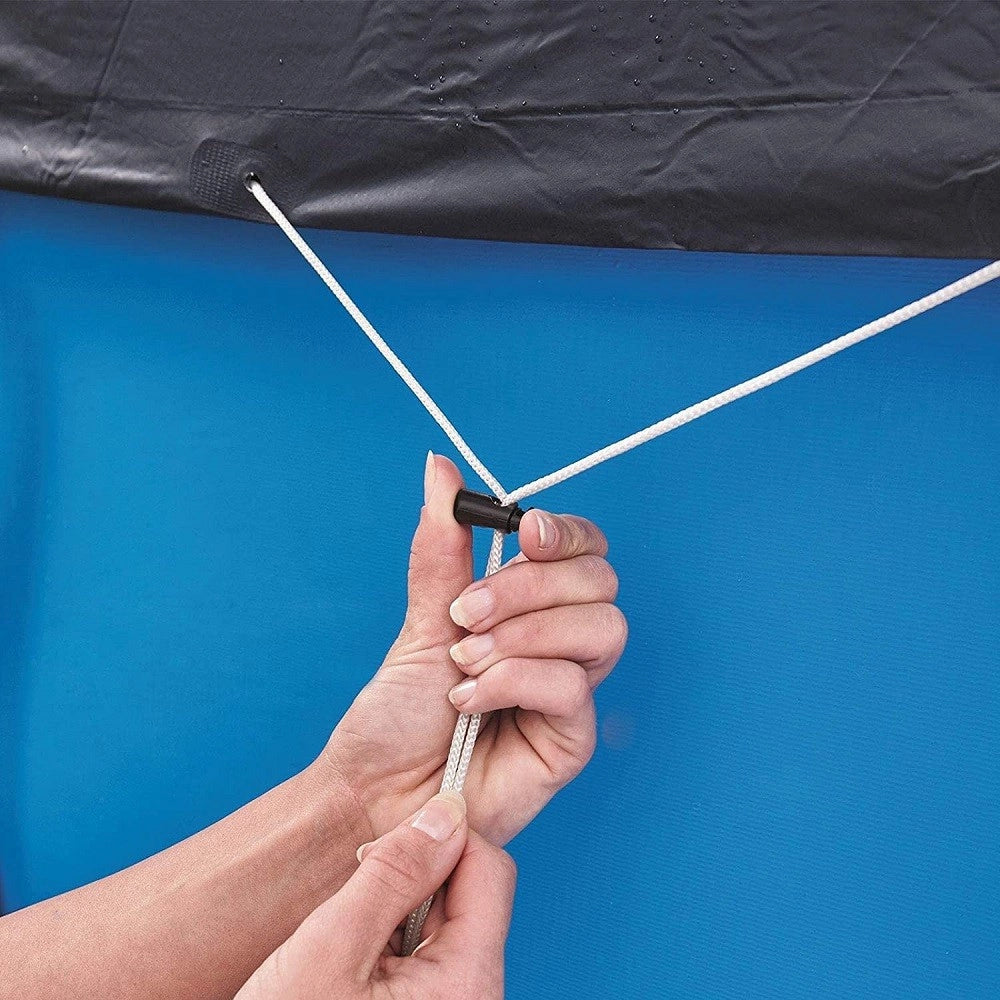 Trade Shop - Telo Di Copertura Per Piscina Fuori Terra Da 457 Cm Con Fori Di Drenaggio 58038 -