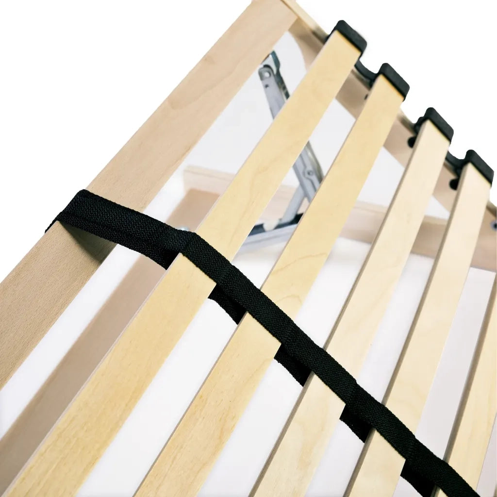 Rete a Doghe 7 Zone senza Materasso con 28 Doghe-Struttura Letto a Doghe 90x200 cm 447983