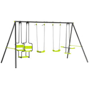 Altalena per Bambini ¨C Minimal ¨C Verde 355x184x186 cm