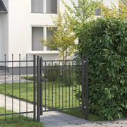 Cancello per recinzione HORST 100 x 100 cm Metallo Nero 42034064