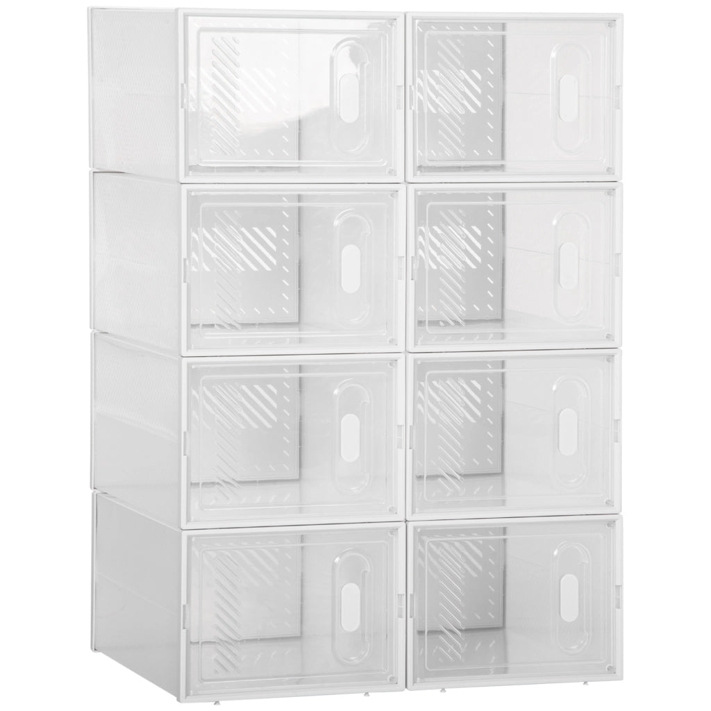 Scaffale modulare 8 scomparti ¨C Xylo ¨C Trasparente 25x35x19 cm