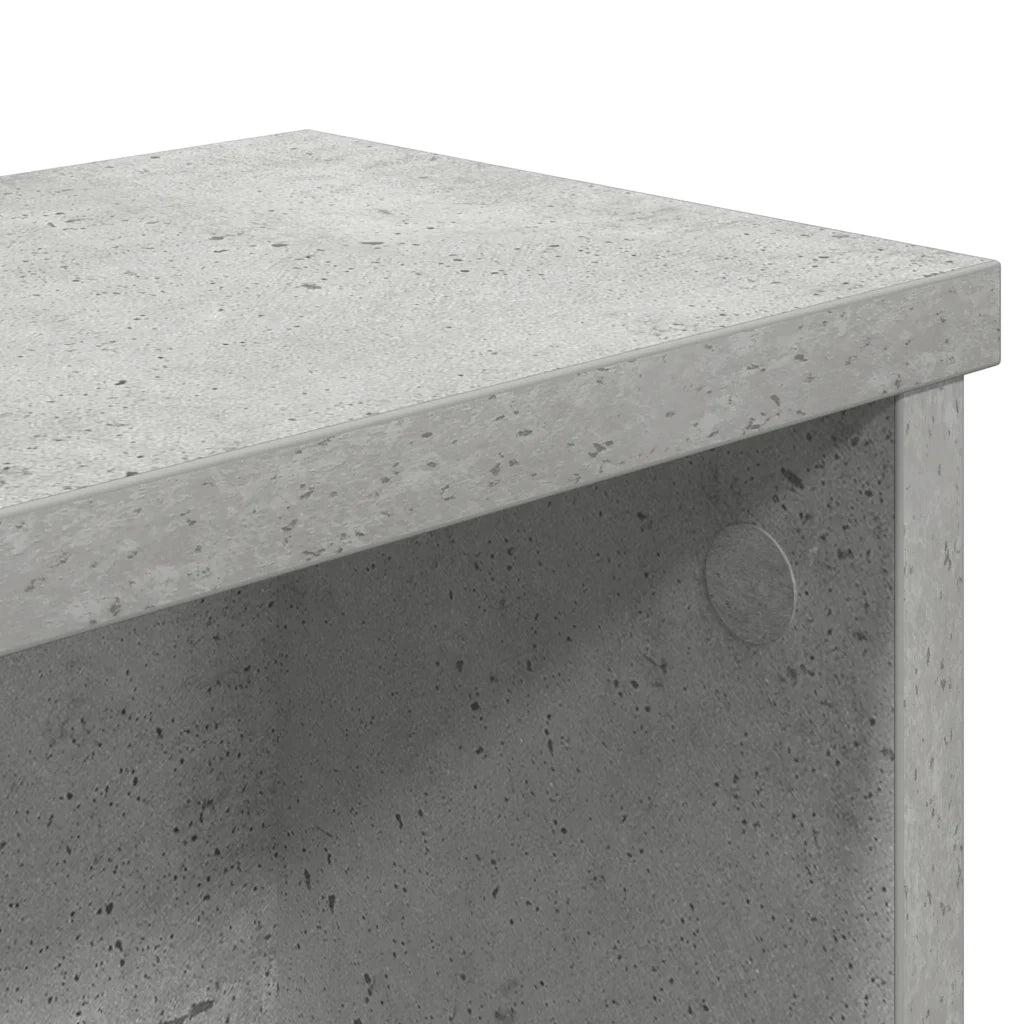 Scaffale da Cucina Impilabile Grigio Cemento 60x15x16 cm CFW4580324