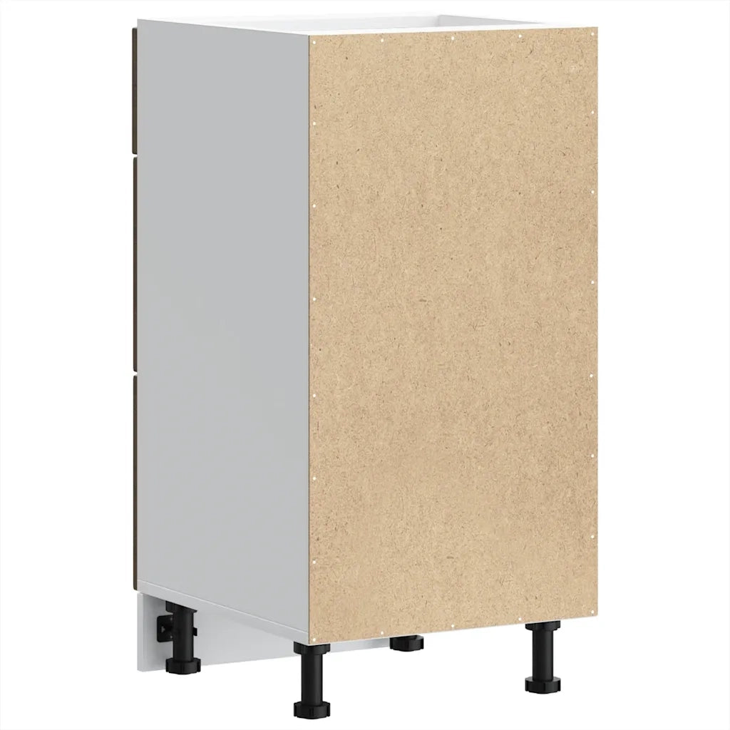 Base da Cucina Kalmar Rovere Marrone in Legno Multistrato 854247