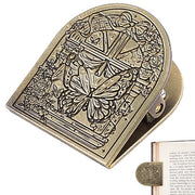 Clip metallico per notebook con decorazione farfalla
