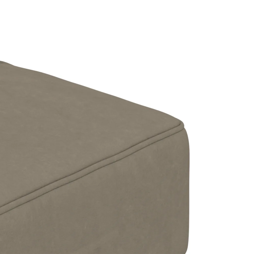 Divano letto | Sof¨¤ letto | Letto singolo a 2 Posti con 2 Cuscini Grigio Chiaro in Velluto