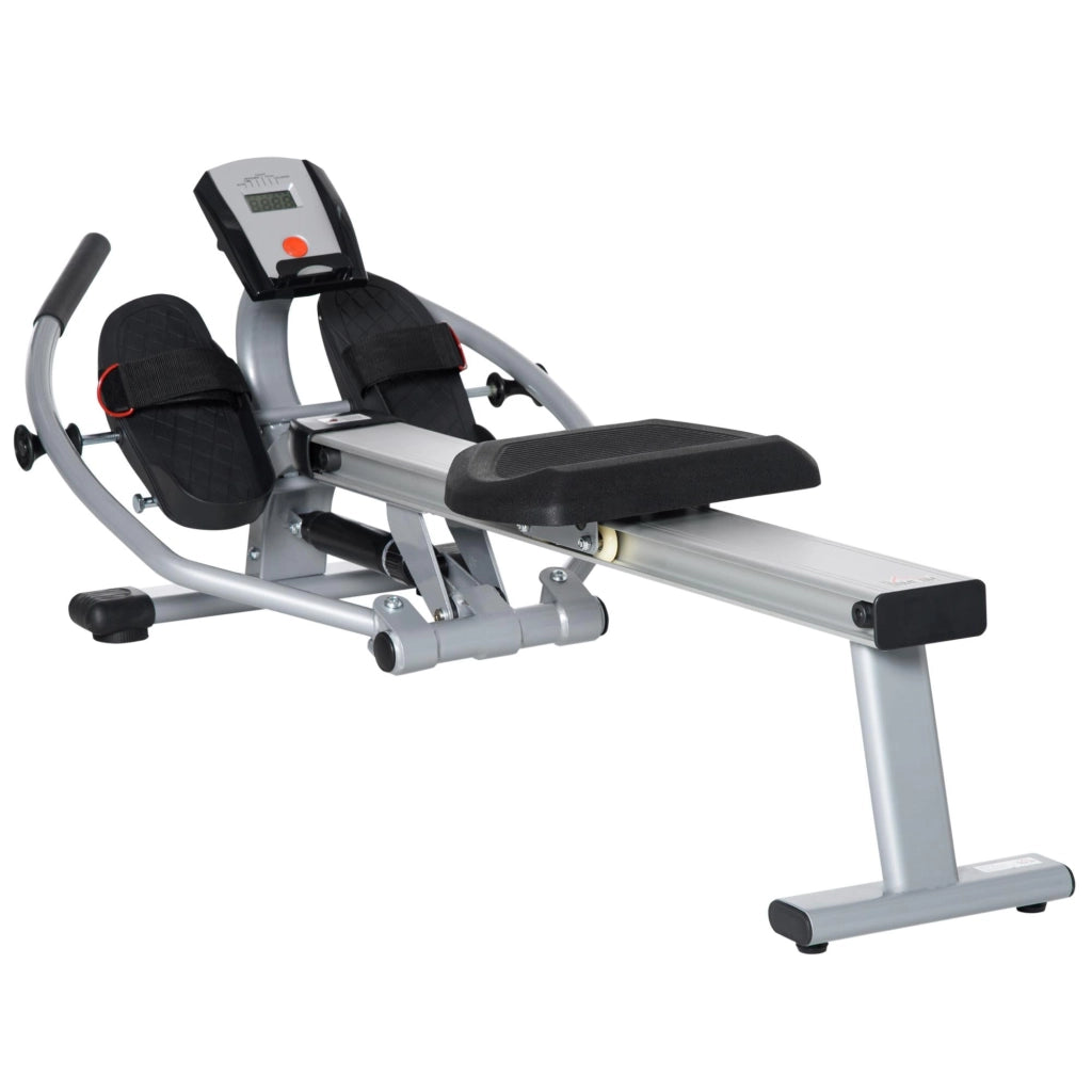 Vogatore 12 Resistenze 160x61x50 cm con Monitor in Alluminio e Acciaio