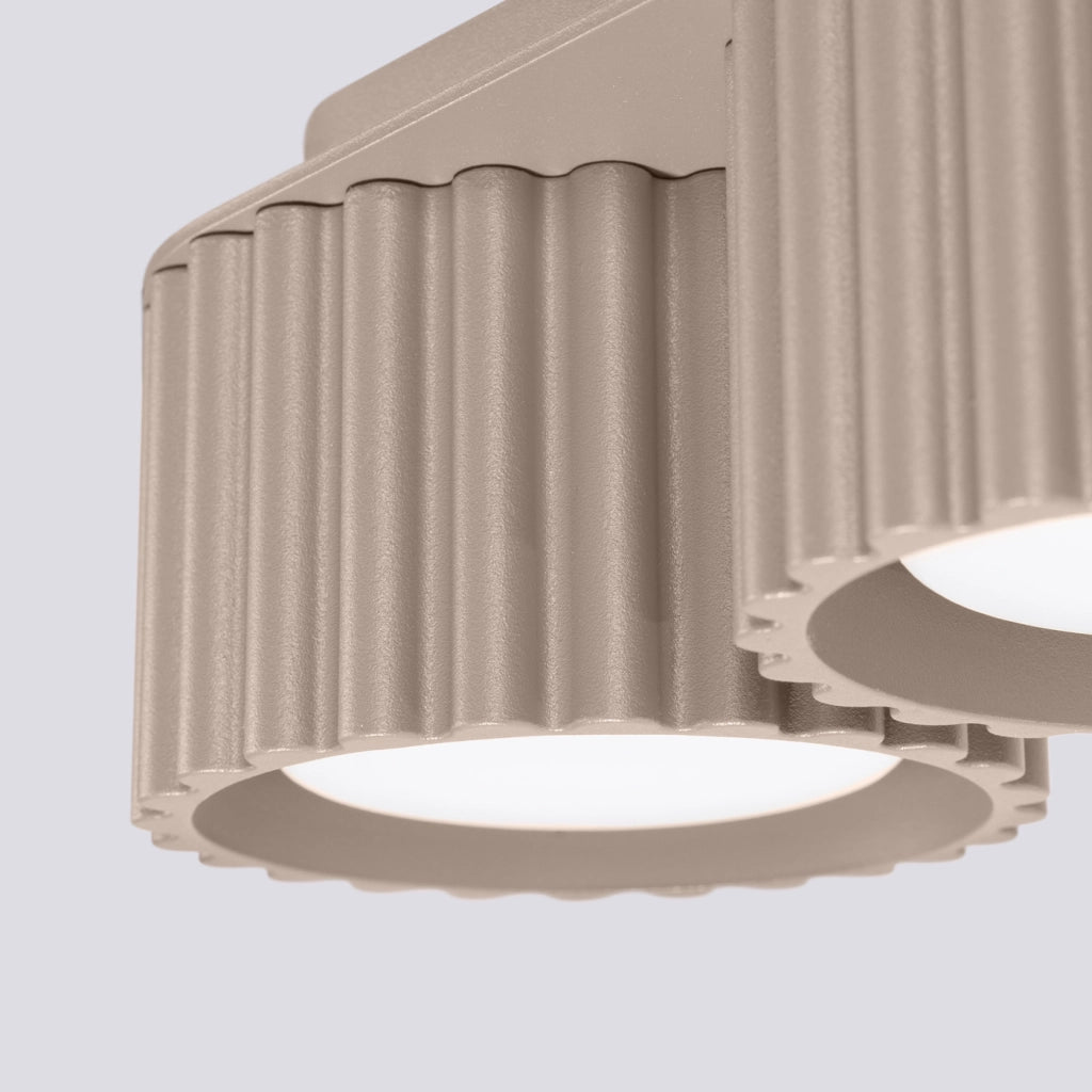 Lampada da soffitto AURA 2 taupe Gx53