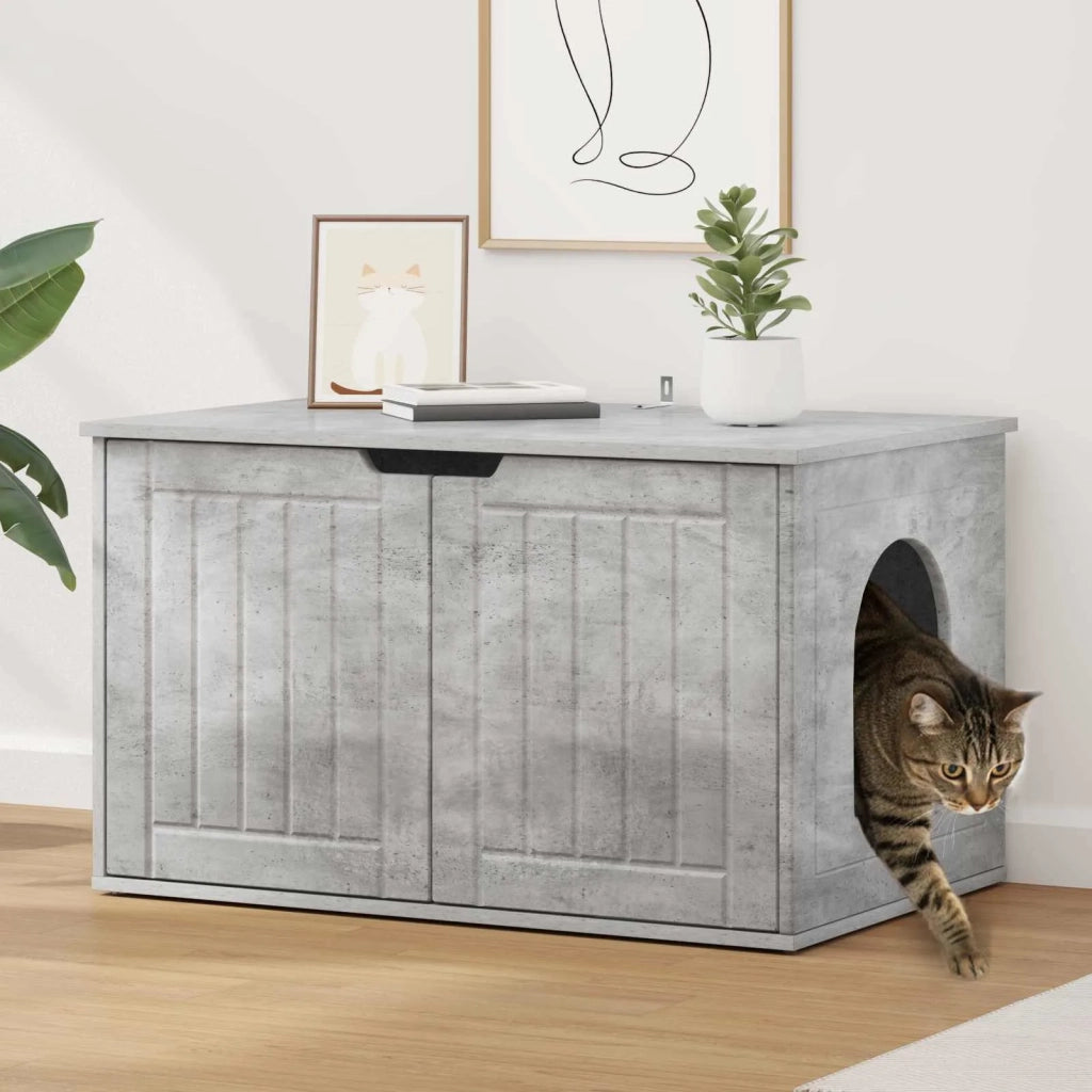 Casa per Gatti Calcestruzzo 85 x 55 x 50,5 cm Legno multistrato CFW1794156