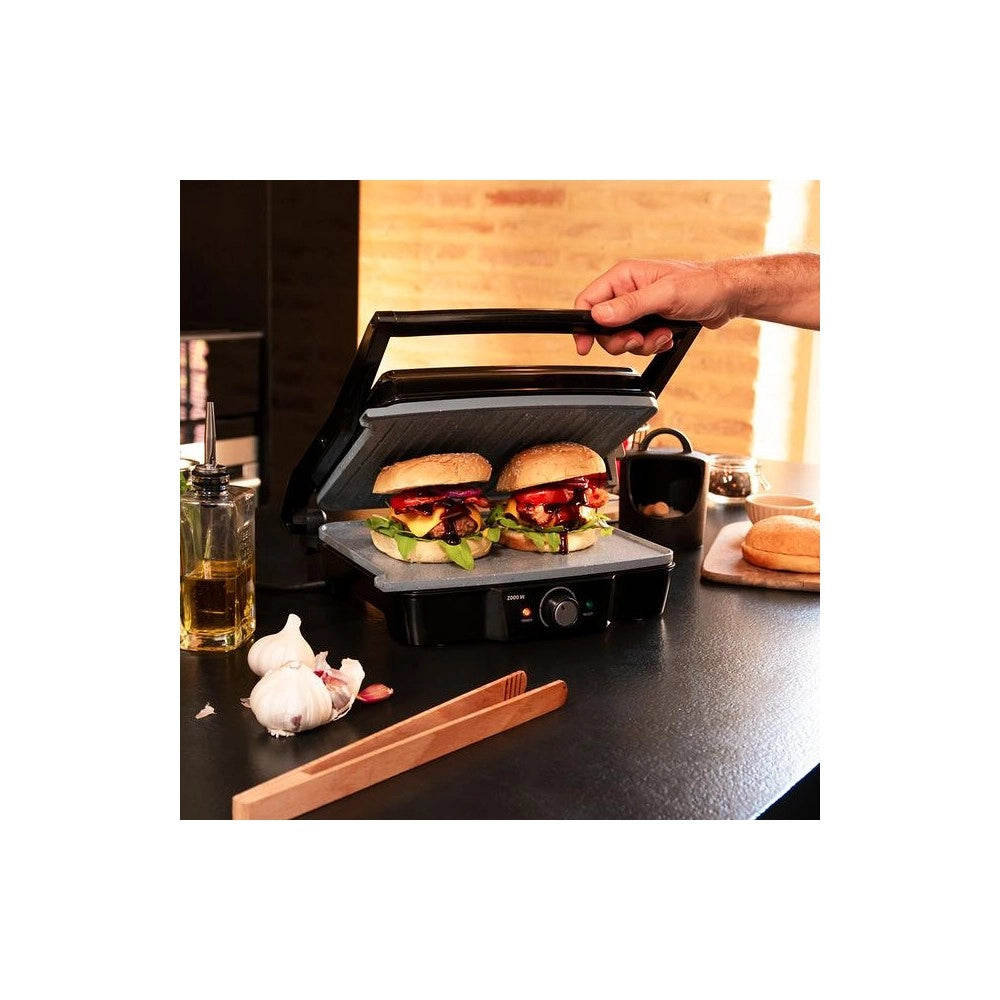 CECOTEC 03193 - Rock’Ngrill 2000 Stone Ceramic Mix&Grill
