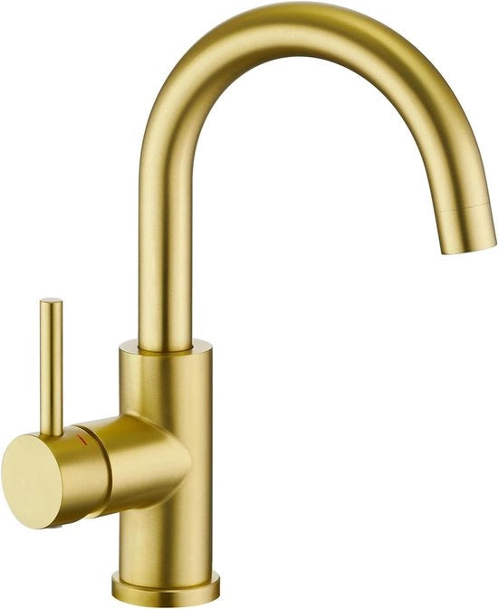 Cranio a mano per cucina e bagno in oro