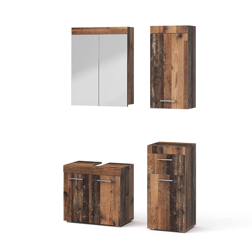 Vicco Set di mobili da bagno Oldstyle 4 parti