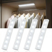 Impianto di illuminazione LED wireless con sensore di movimento - 4 pezzi