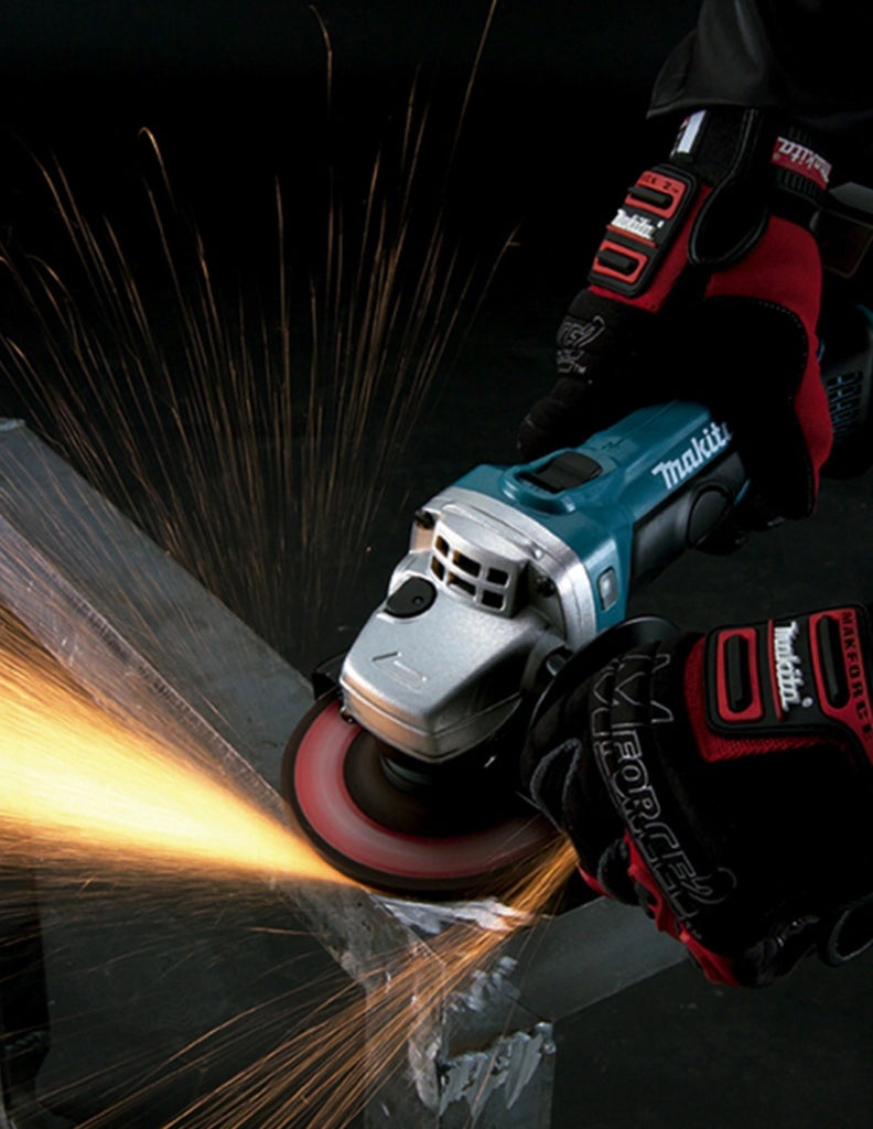 Mini-Smerigliatrice MAKITA DGA452RTJ (2 x 5,0 Ah + DC18RC + MAKPAC 3)