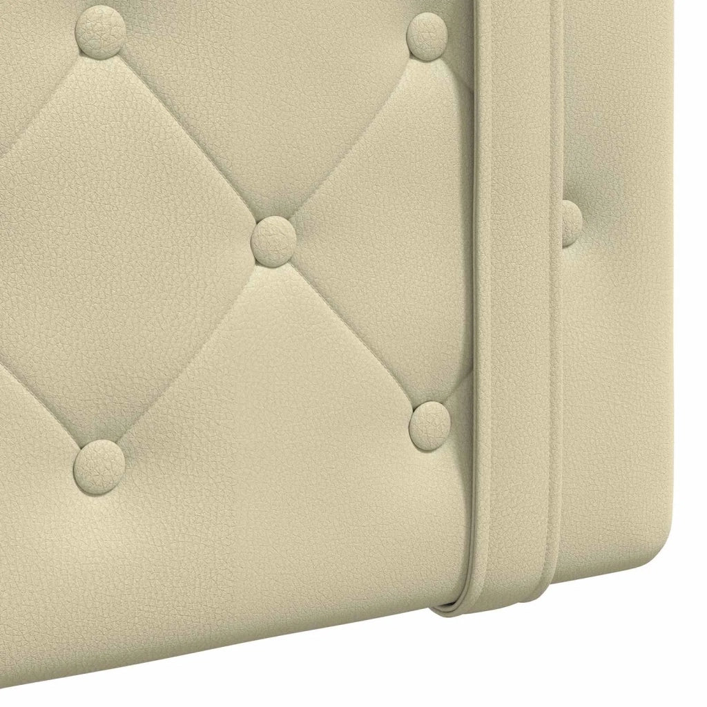 Testiera | Testata sospesa Crema Similpelle