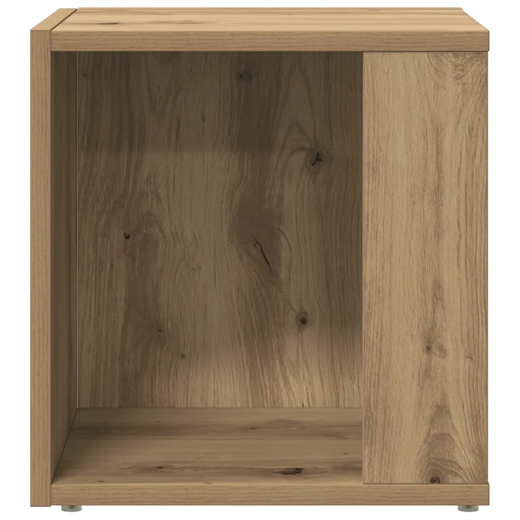 Tavolino da Salotto Rovere Artigianale 33x33x34cm in Truciolato 856717