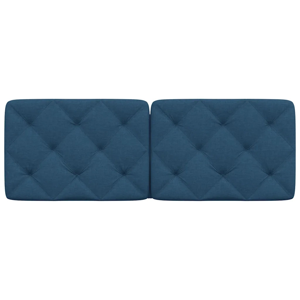 Cuscino Testiera Blu 140 cm in Tessuto 4019225