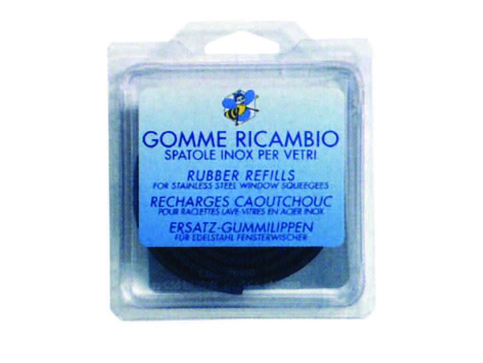 RICAMBIO IN GOMMA PER SPATOLE VETRI - 2 blister APEX