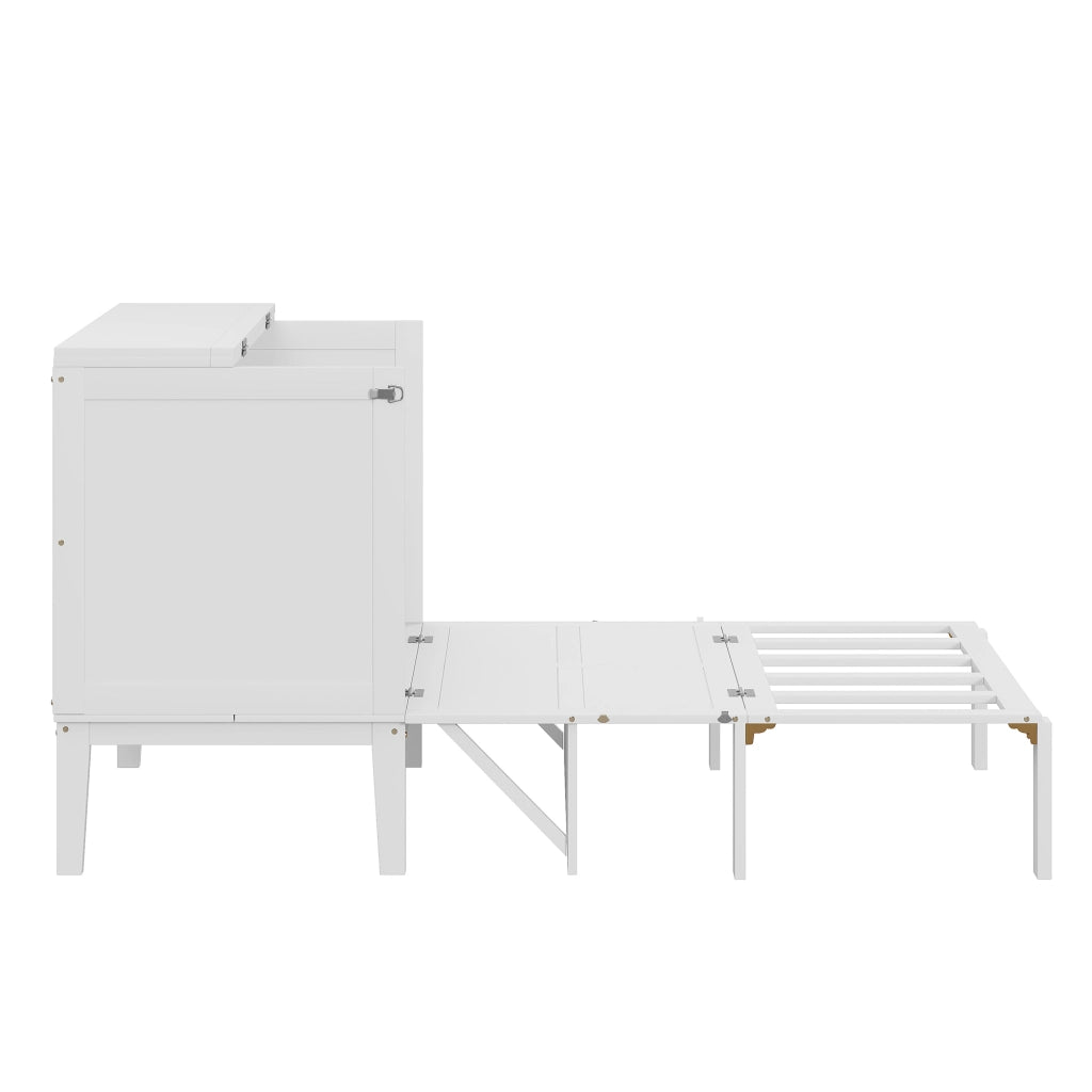LETTO pieghevole verticale 90x200 cm bianco