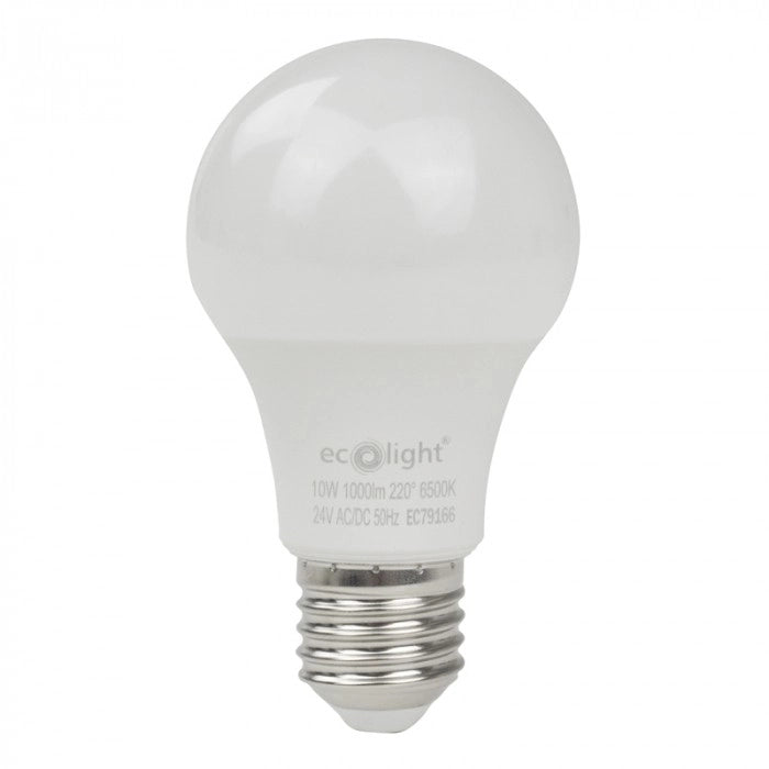 Lampadina LED globo E27 10W 6500K fredda 900lm Ecolight