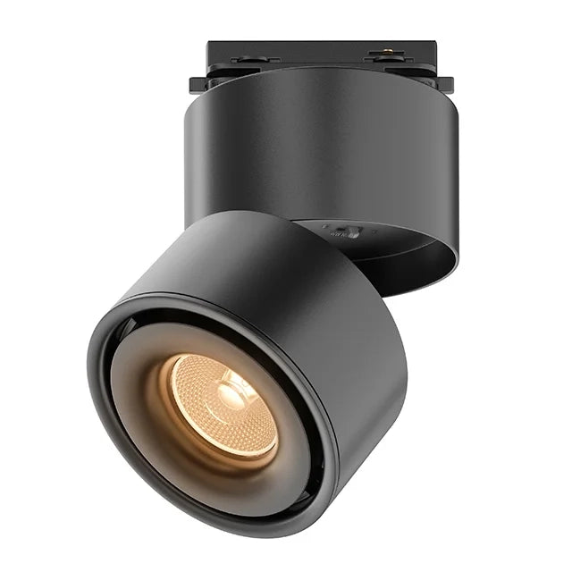 Maytoni Faretto da Binario Unity Yin 1 luce LED integrato nero alluminio