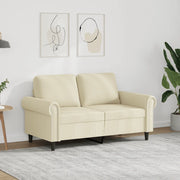 Divano a 2 Posti-Sofa 2 Posti Crema 120 cm in Similpelle 256522