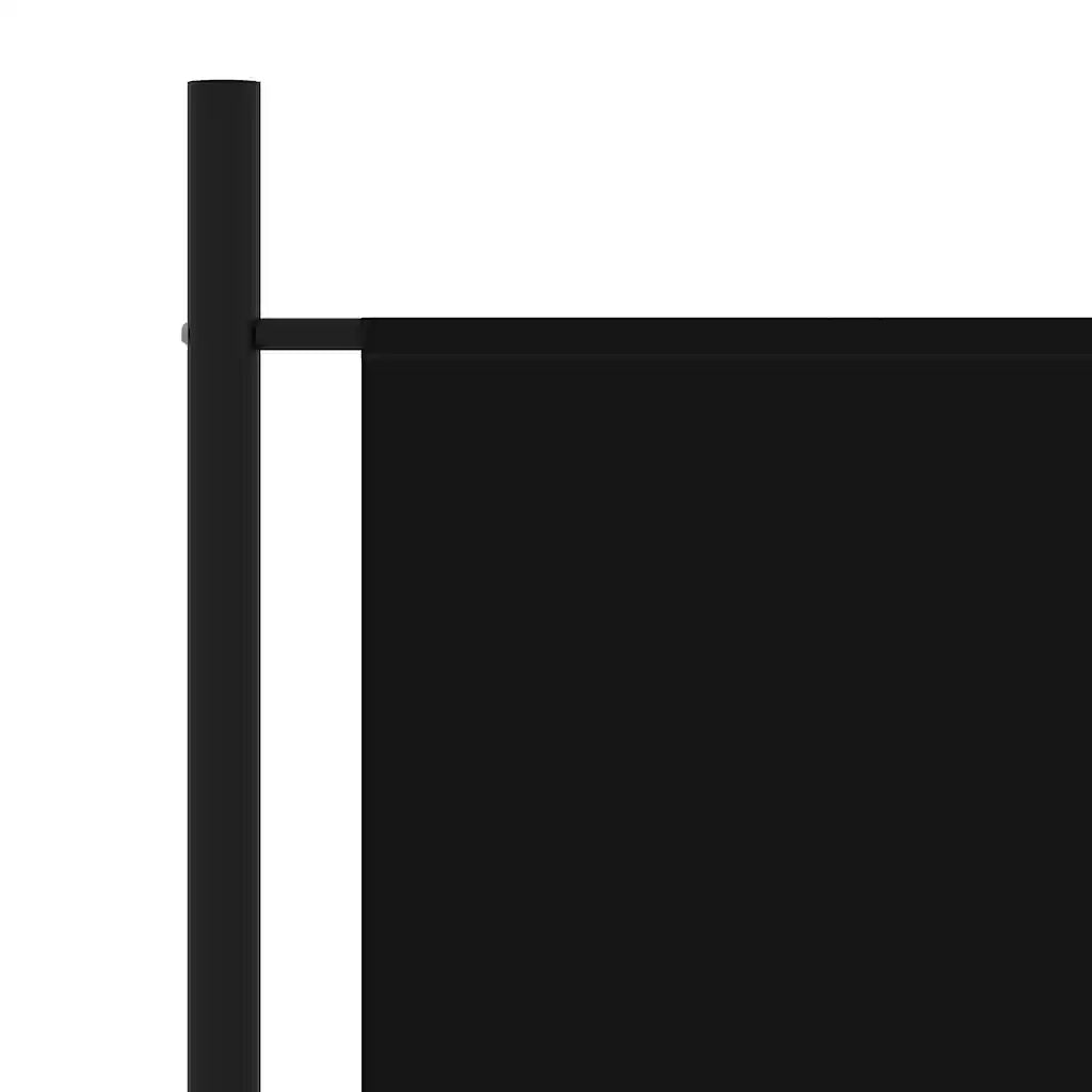 Divisorio Ambienti | Divider per stanze | Paravento a 3 Pannelli Nero 260x180 cm