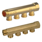 Collettore Semplice 3/4Mfx1/2E16 2 Attacchi Per Tubo Rame - Giacomini