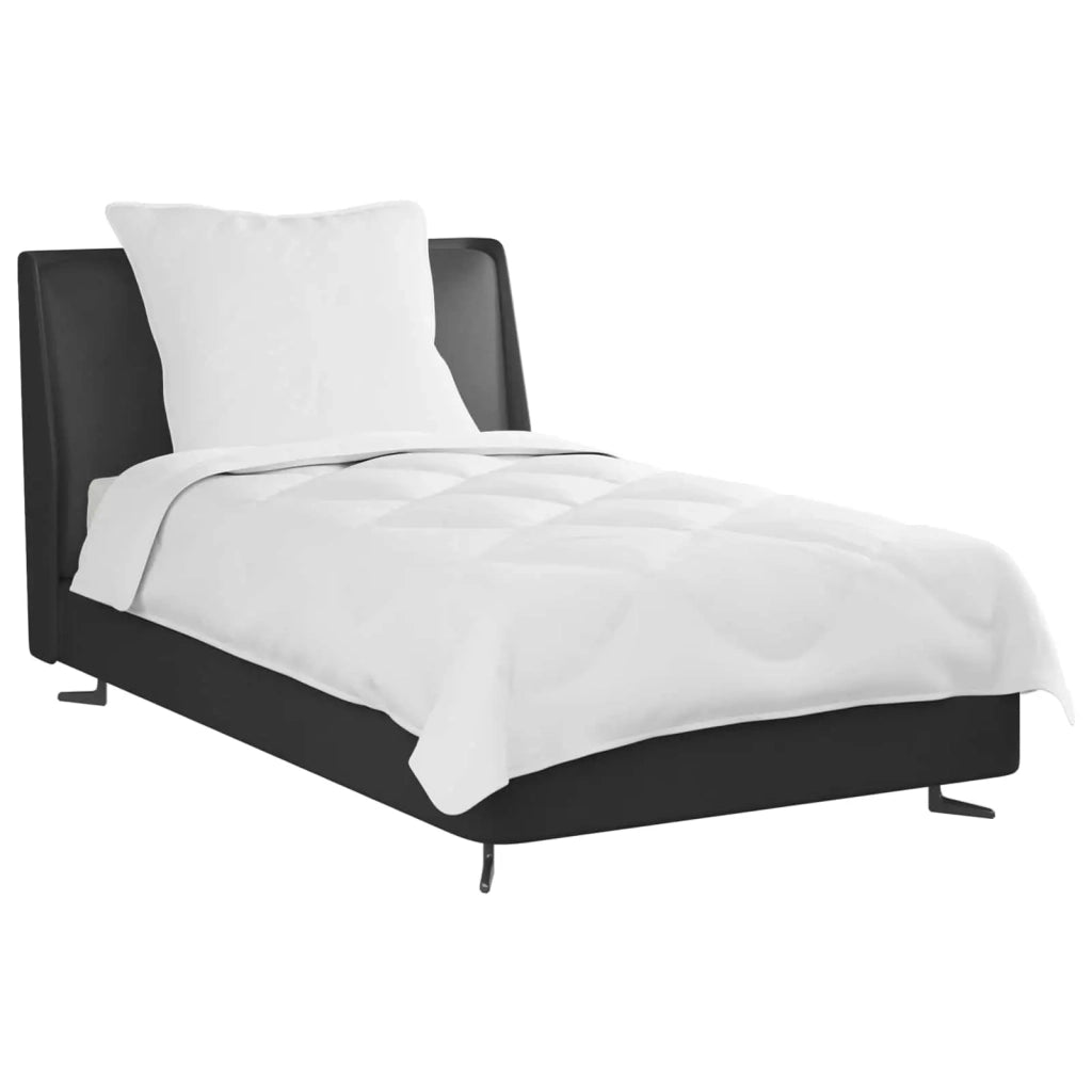 Piumone | Duvet per Tutte le Stagioni con cuscino 2 pz Bianco Microfibra