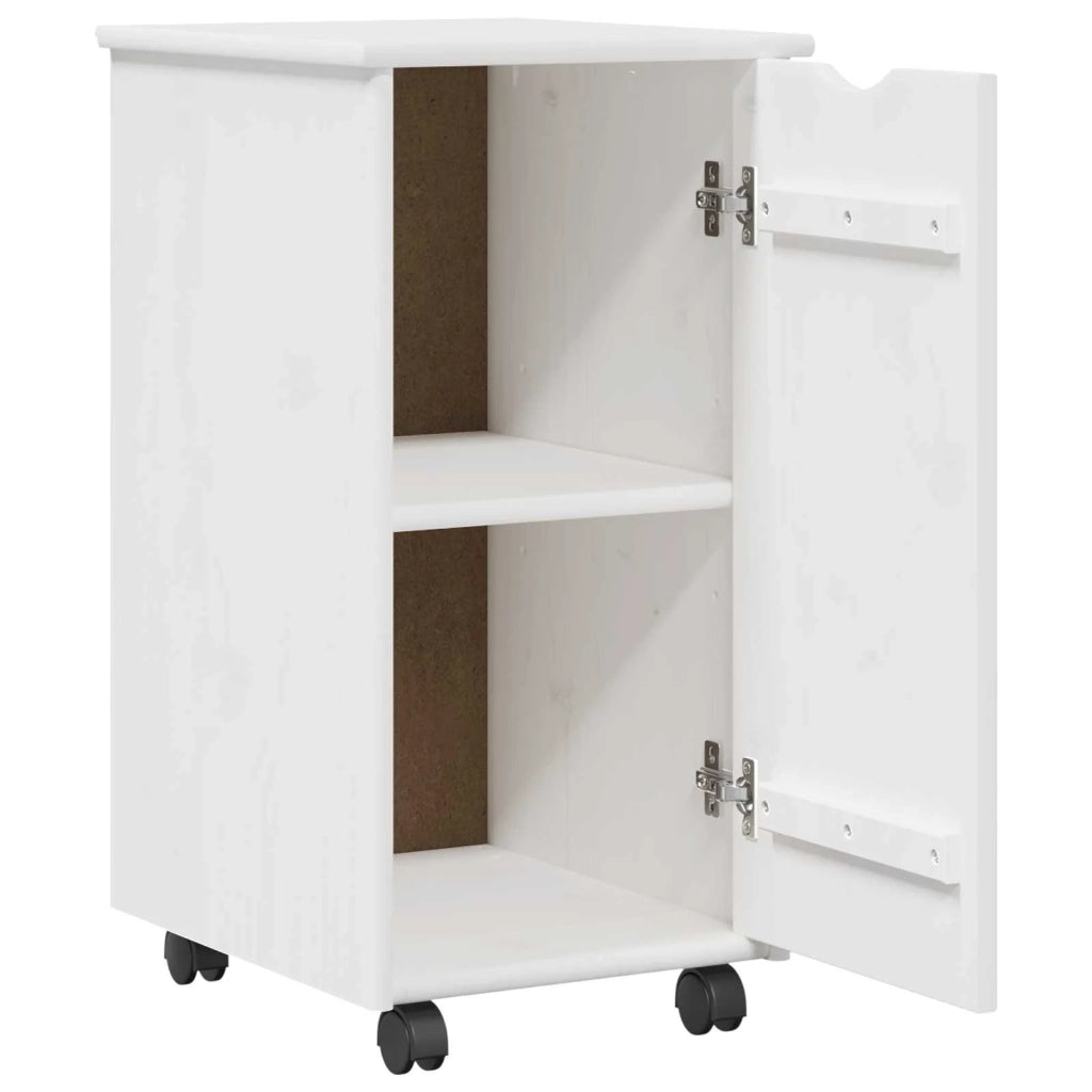 Mobile con Ruote con ruota Bianco 34 x 39 x 65,5 cm 42028357