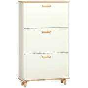 Scarpiera con 3 Cassetti ¨C Minimal ¨C 70x23,5x122 cm Bianco