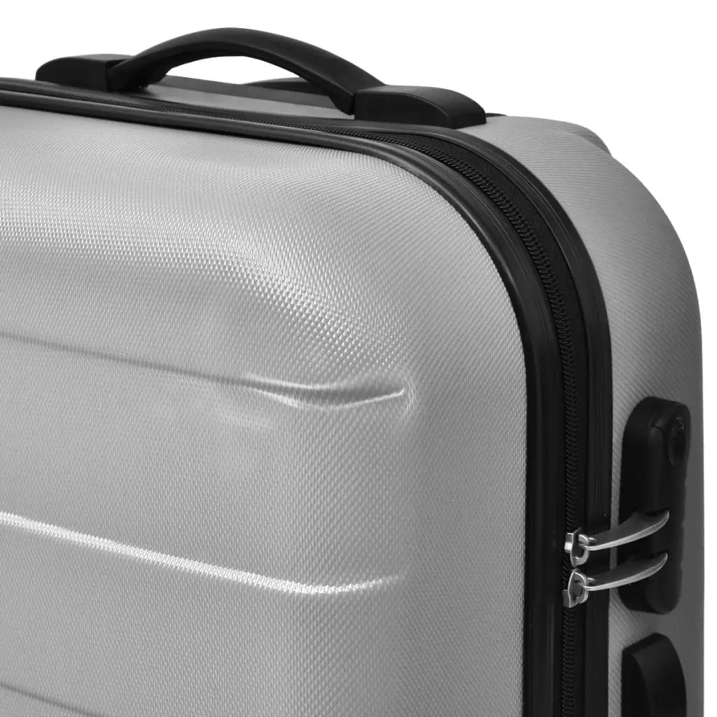 Set Trolley Rigidi 3 pz Argento 45,5/55/66 cm cod mxl 48353