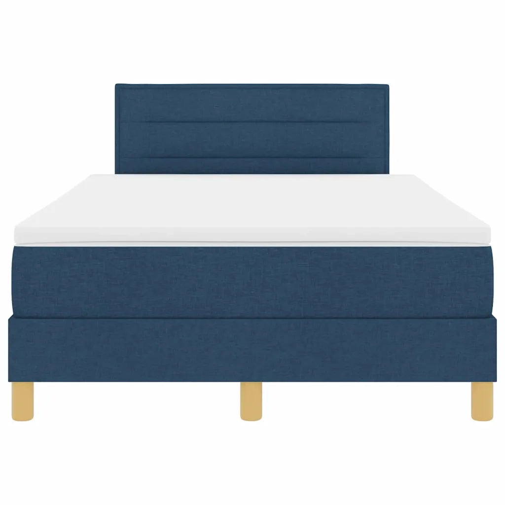 Letto a Sorgente LED con strisce LED Blu 120 x 200 cm Tessuto 3342358