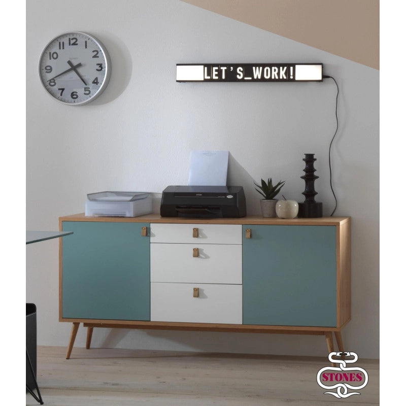 Lampada da tavolo LED Ciak 3cm X 80cm H 10cm Stones