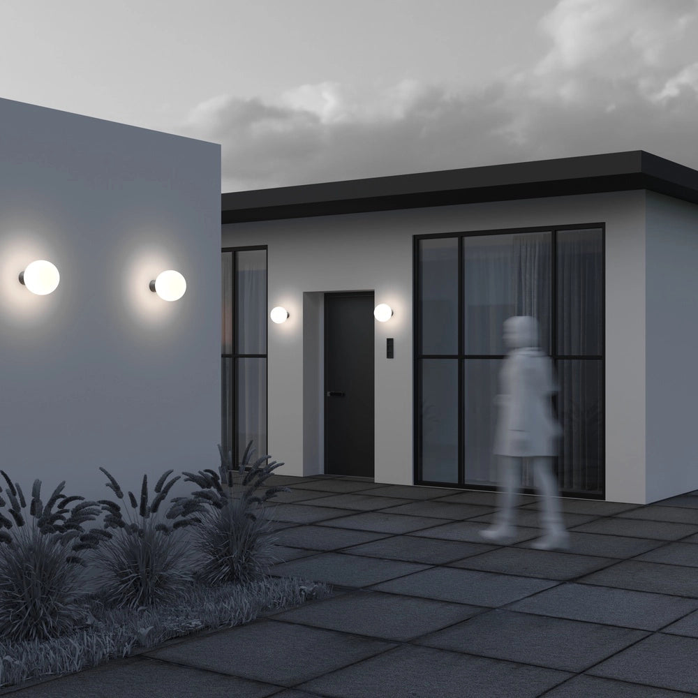 Maytoni Lampada da parete moderna Bold 1 luce E27 IP54 grigio alluminio