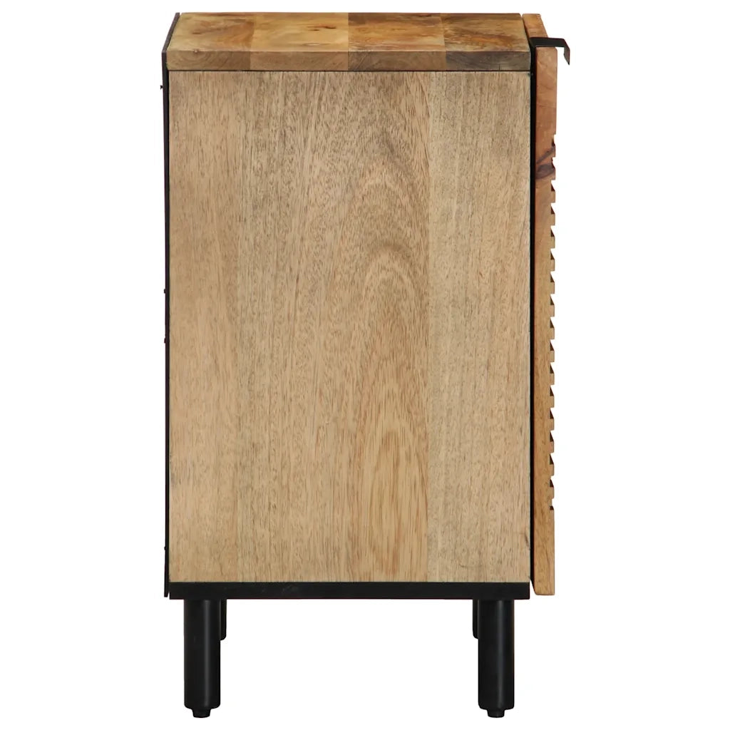 Mobiletto da Bagno Marrone 38x33,5x58 cm Legno di Mango 4017741