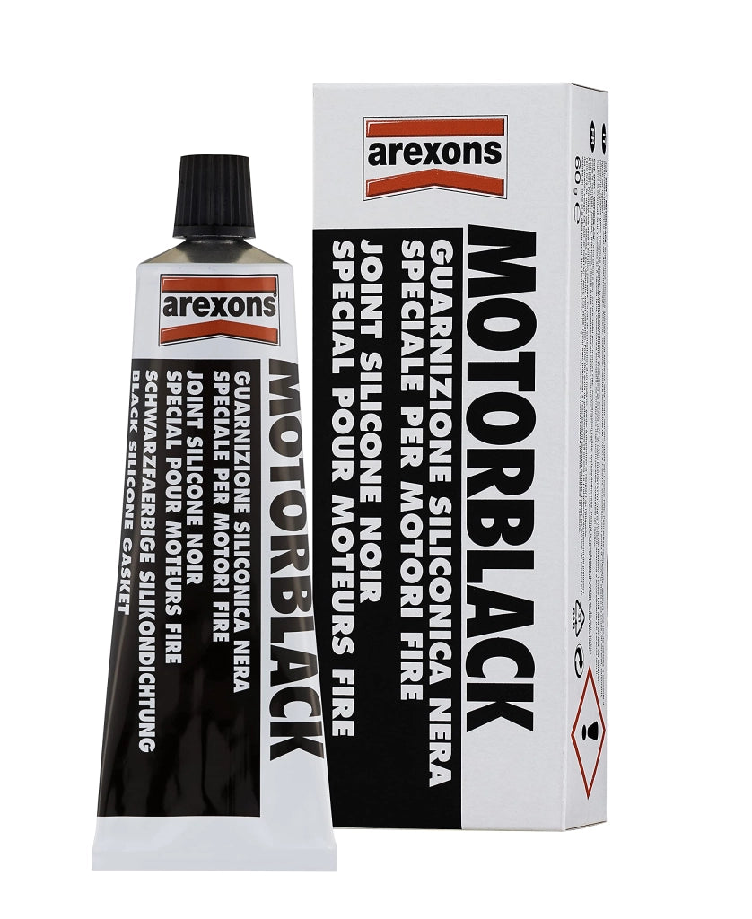 Guarnizione Siliconica Motorblack 60 Gr Arexons Colore Nera