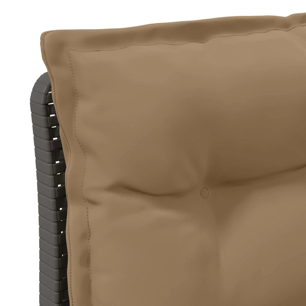 Divano da Giardino a 1 Posto con Cuscini Aspetto Rattan PP 8011846