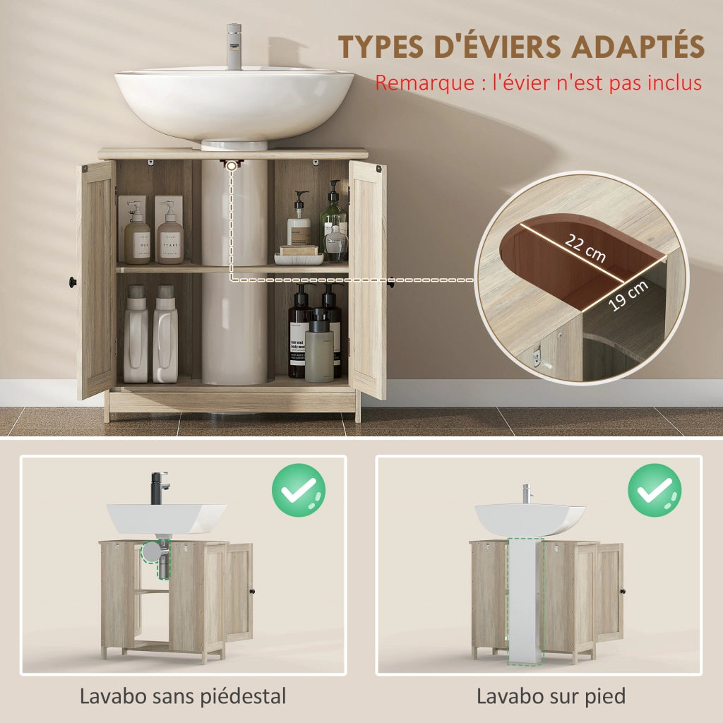 Mobile Sottolavabo Bagno ¨C Minimal ¨C Grigio 60x30x60