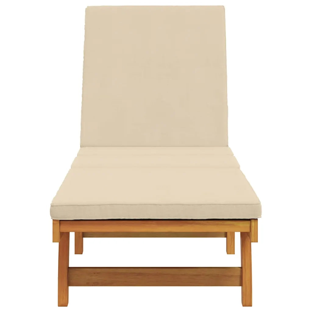 Lettino da sole Marrone 199 x 63 x 85 cm 4105537