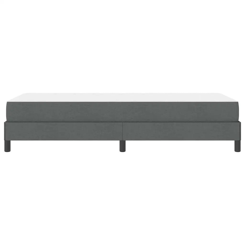 Letto a molle con materasso Grigio scuro 90 x 200 cm Tessuto 3398459