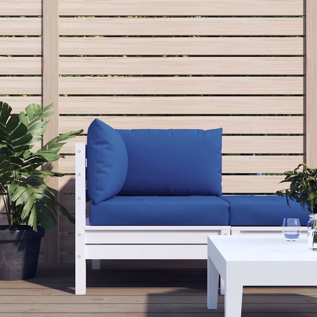 Cuscini per Pallet 3 pz Blu in Tessuto Oxford 361783