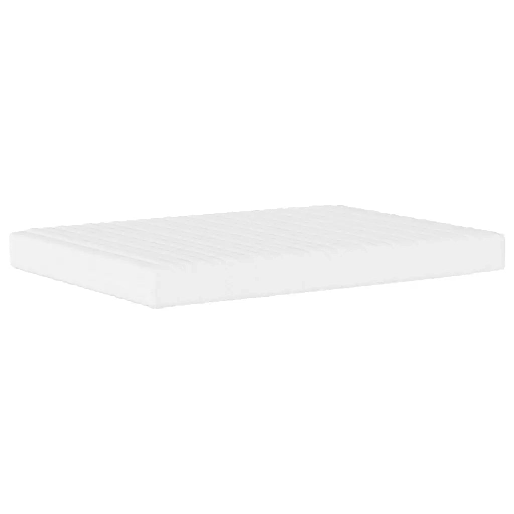 Letto Viana con Materasso Bianco e Nero 140x190 cm in Similpelle