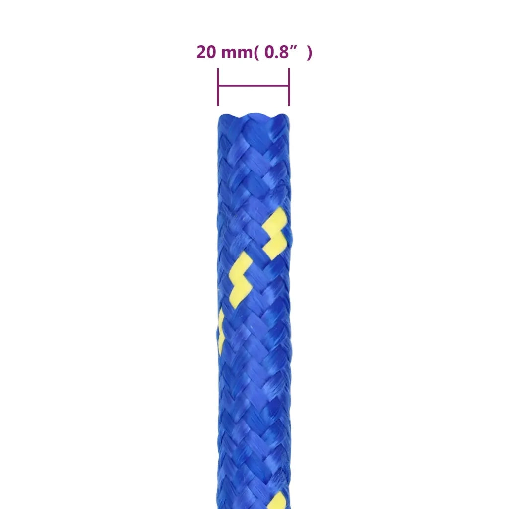 Corda | Fune per barca Blu 20 mm 100 m in Polipropilene