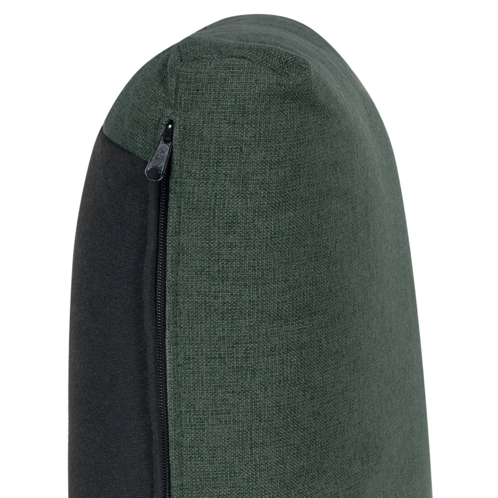 Divano Componibile Rivestito In Tessuto Verde Scuro 3 Posti stile moderno