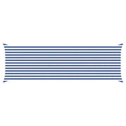 Vela Parasole | Telo Ombra | Vela da ombra solare Blu e Bianco 6 x 2 m
