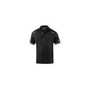 SPARCO POLO TOLEDO BLACK GREY TG L- 1,0 pz