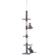 Albero tiragraffi per gatti ¨C Minimal ¨C Grigio 230-260 cm