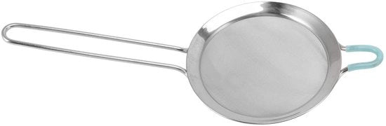 Setaccia Finemente Forata - Acciaio Inossidabile - Manico Lungo - 60 Setacci - Per Tè/Caffè/Cereali - Utilizzo Semplice e Veloce